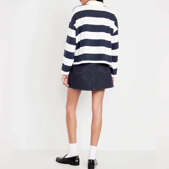 High-Waisted OG A-Line Mini Skirt - Picture 4 of 8